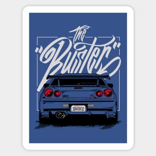 The Buster is a Fast Racer Sticker